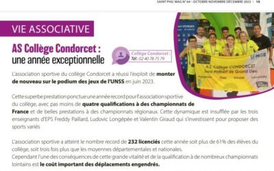 Bilan association sportive