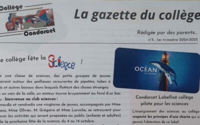 Nouveau numéro de la Gazette du collège